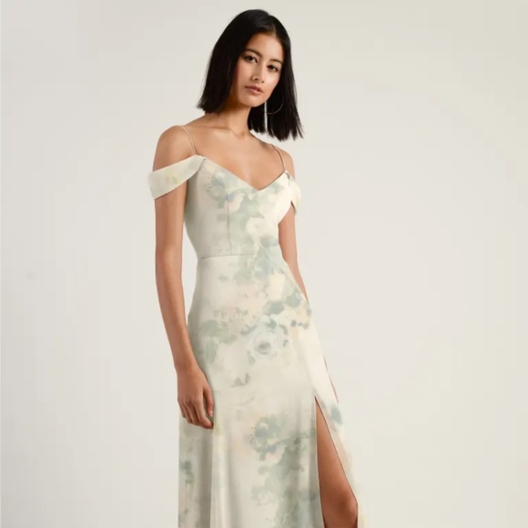 Jenny Yoo Dresses & Skirts - Jenny Yoo Priya Print Dress in Vintage Floral Ivory Sage